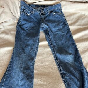 Jordache Blue Flare Wide Leg Jeans
